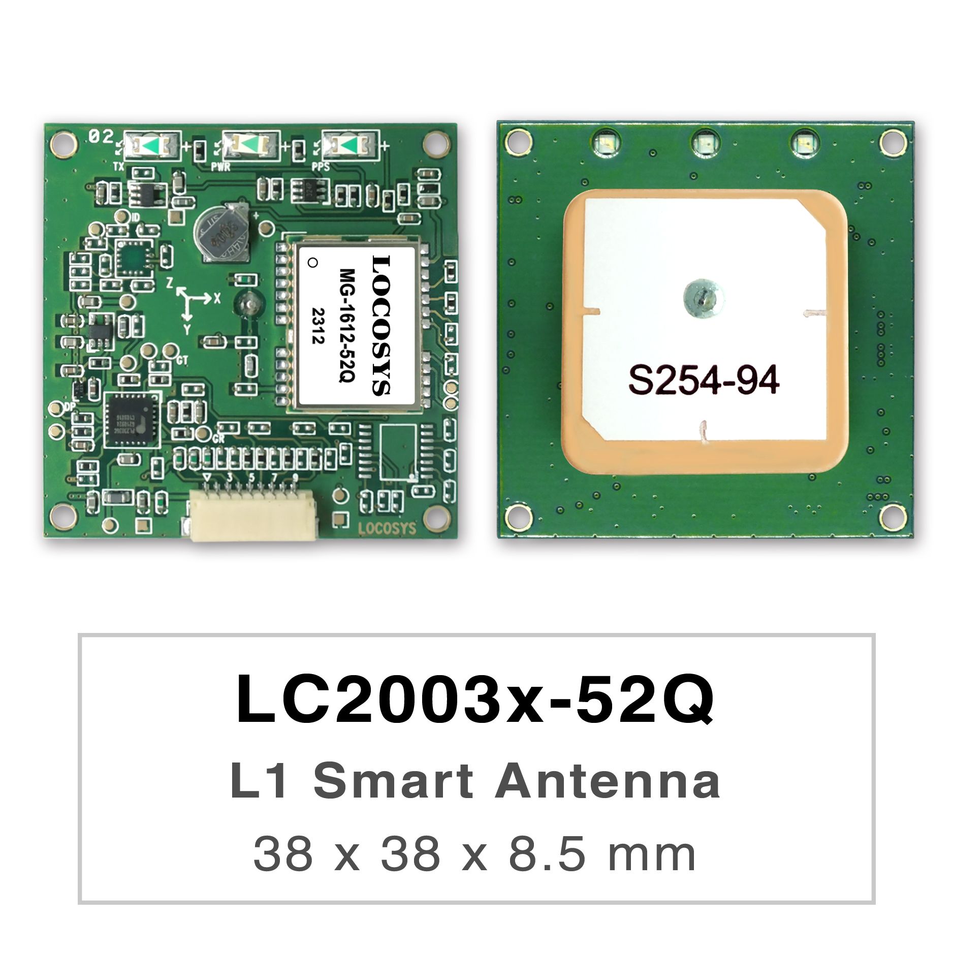 Продукты серии LC2003x-Vx представляют собой высокопроизводительные двухдиапазонные модули GNSS с умной антенной, включая встроенную антенну и схемы приемника GNSS, разработанные для широкого спектра приложений OEM.